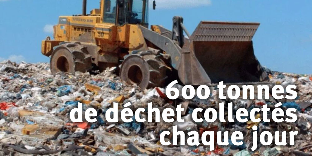 Tunis : 600 tonnes de déchets collectés chaque jour par la municipalité de Tunis