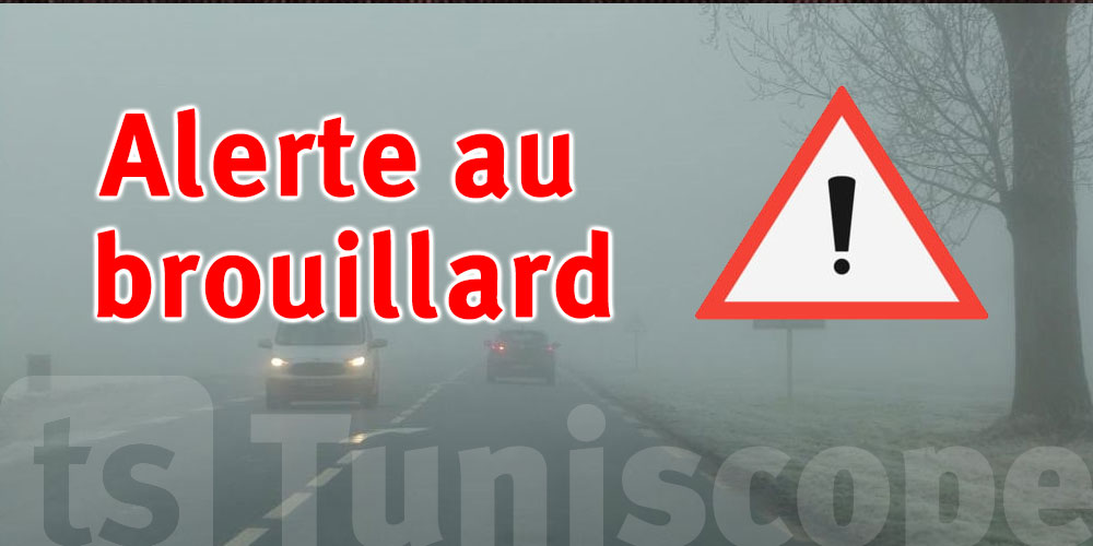 Alerte météorologique : le brouillard pourrait atteindre un niveau de visibilité nulle par endroits