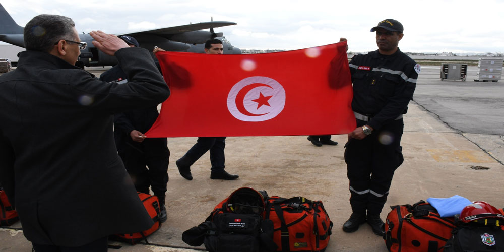 صور: تونس ترسل مساعدات إلى سوريا وتركيا