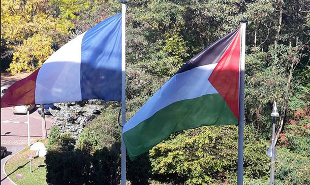 Le drapeau palestinien flotte à l'ONU, la crise au Proche-Orient