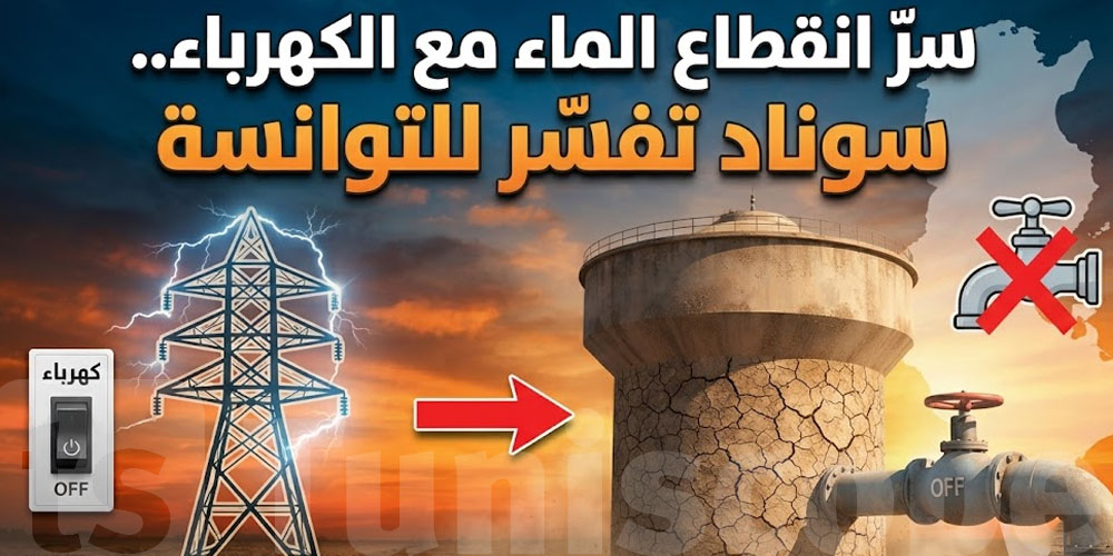 عاجل-التوانسة في حيرة: علاش كي يقصّ الضوء يقصّ الماء؟ سوناد تكشف السبب الحقيقي