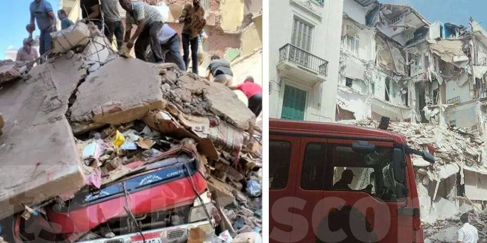 عاجل : انهيار مبنى سكني مكون من 5 طوابق في مصر 