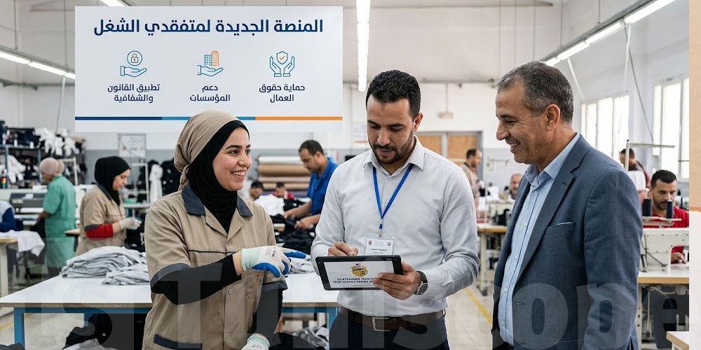 عاجل :  منصة جديدة لمتفقدي الشغل.. شنوة باش تتبدّل للعمال والمؤسسات؟