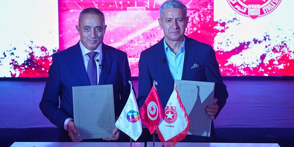 اتصالات تونس والنجم الرياضي الساحلي يجددان شراكتهما الاستراتيجية حول العلامة التجارية ليتوال موبيل L'Etoile Mobile
