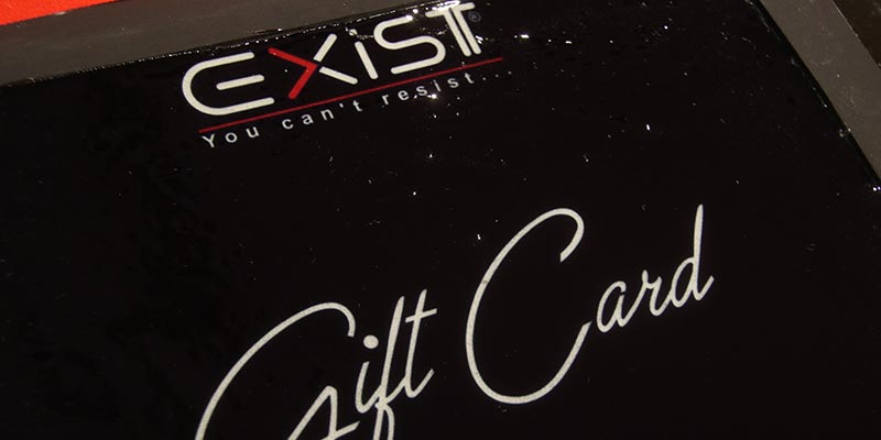 EXIST lance sa carte cadeau : ''The GIFT CARD''!