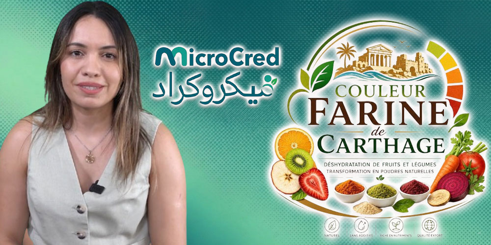 Couleur Farine de Carthage : la réussite de Nesrine Kharroubi accompagnée par Microcred