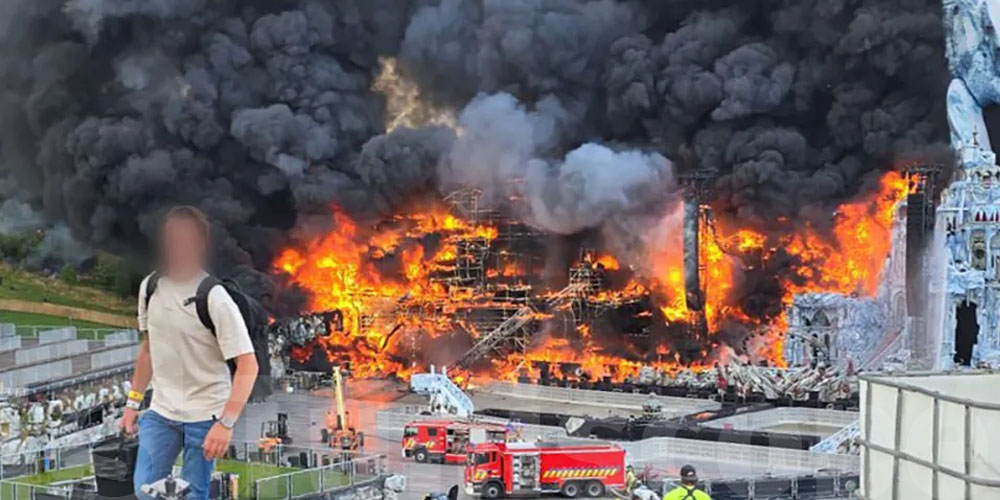 À deux jours de Tomorrowland, un incendie ravage la scène principale du festival