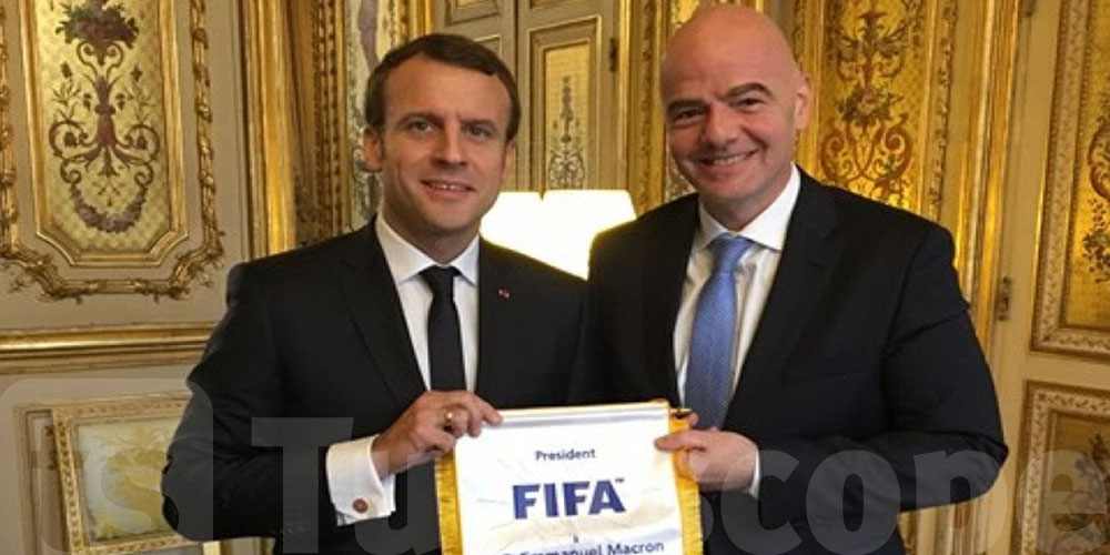 Emmanuel Macron vise la présidence de la Fifa !  