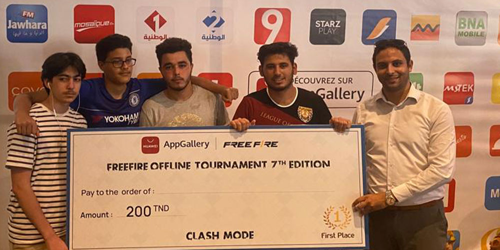 AppGallery et Free Fire concluent le 7ème tournoi hors ligne pour les gamers tunisiens