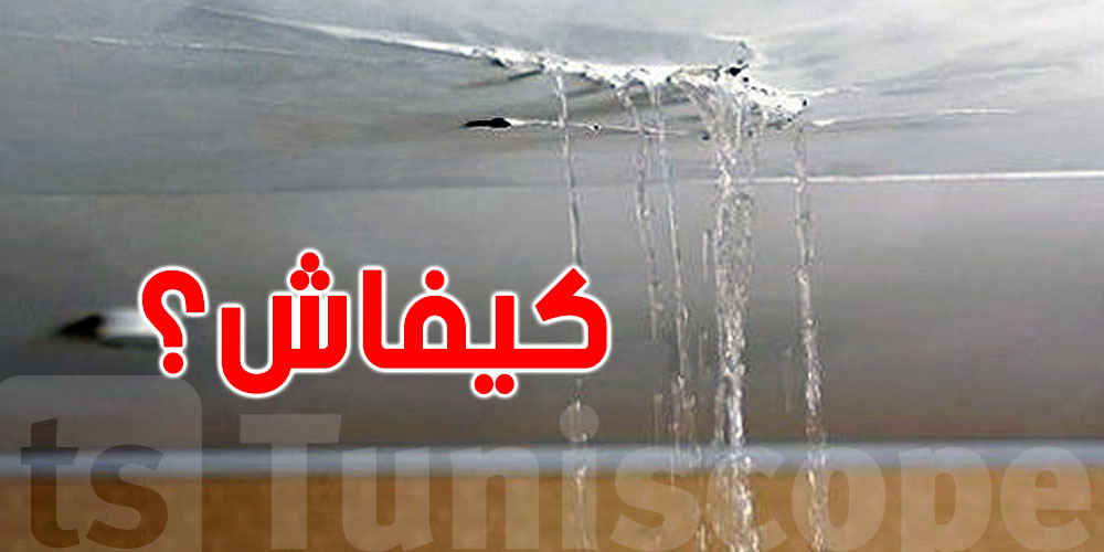 سقف دارك يقطّر؟: هاو كيفاش تتصرّف