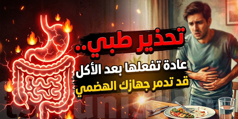 تعملها ديما؟ عادة بعد الماكلة تنجّم تضرّ معدتك