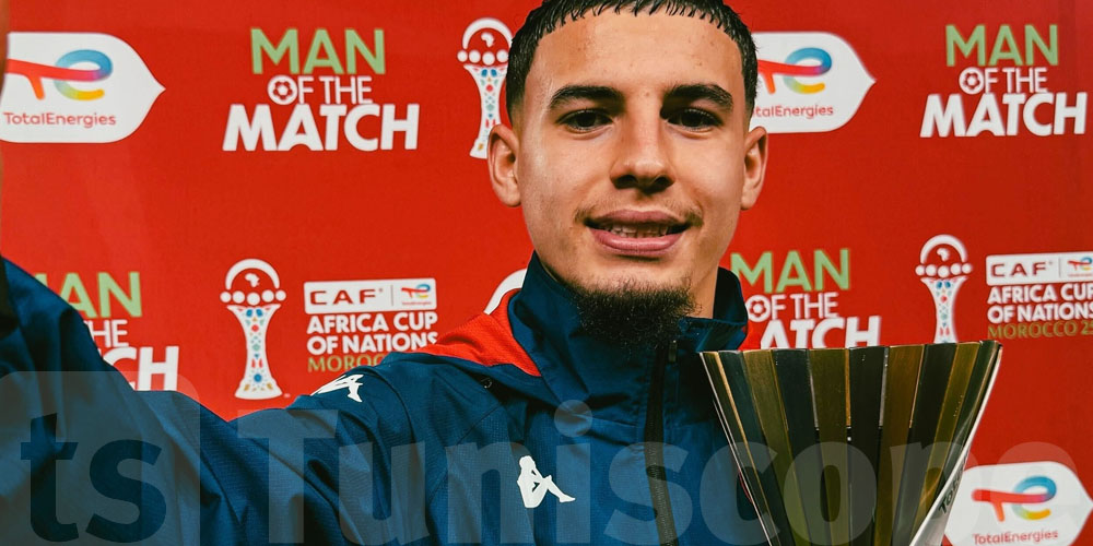 Ismaïl Gharbi élu meilleur joueur : la Tunisie continue l’aventure en CAN 2025