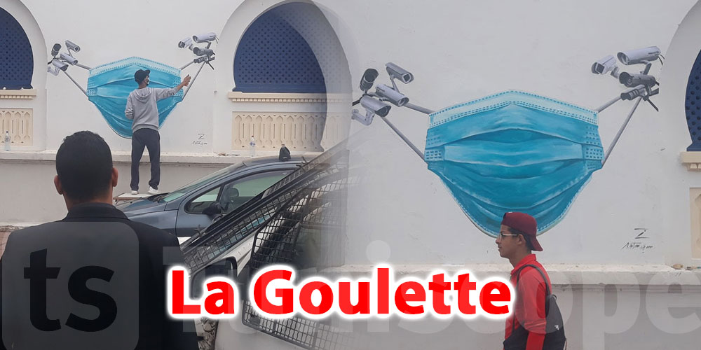 En photos-La Goulette : Le street art à l'heure du Covid-19 