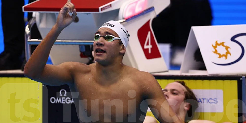 Le Tunisien Ahmed Hafnaoui champion du monde
