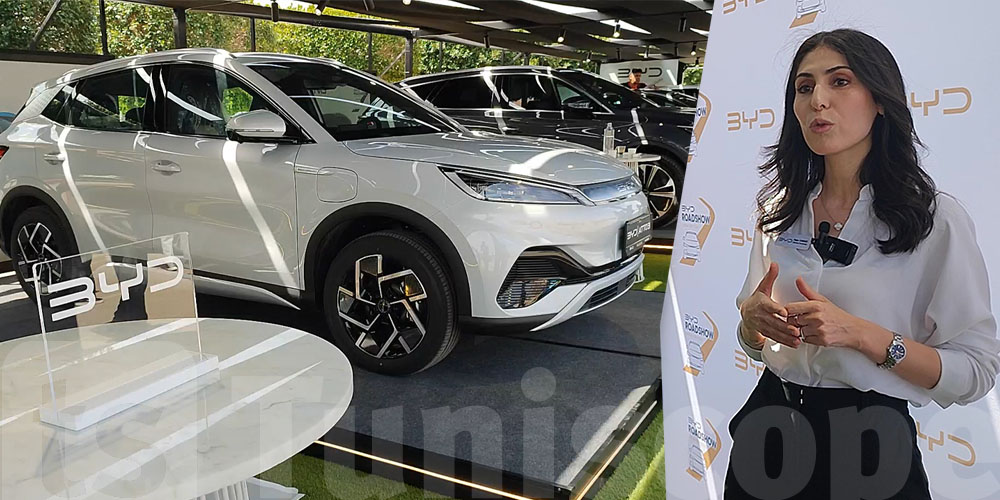 Hajer Chekir présente le Roadshow de BYD et invite les Tunisiens à conduire les voitures électriques