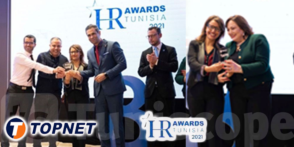 TOPNET remporte le HR AWARDS Tunisia 2021 dans l’axe ' Maintien de l’emploi et de la résilience '