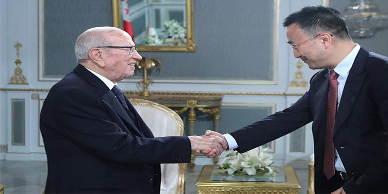 Le vice-président de Huawei Technologies reçu par le président de la République, Béji Caïd Essebsi et les ministres en Tunisie