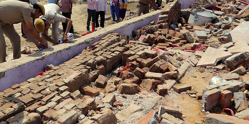 مقتل 15 شخصا بسبب انهيار جدار في الهند