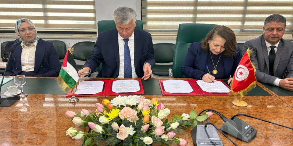 Signature de 5 accords entre la Tunisie et la Palestine dans le secteur industriel