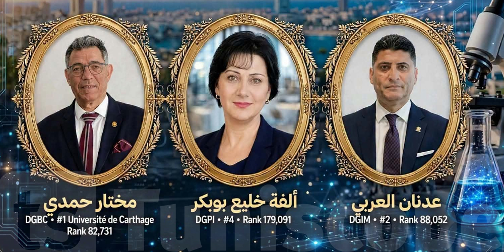عاجل:  3 أساتذة باحثين توانسة من INSAT يدخلوا قائمة أفضل العلماء في العالم!
