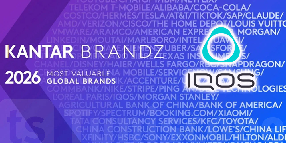 علامة IQOS ضمن أكثر العلامات التجارية قيمة عالميًا وفق تصنيف Kantar BrandZ لعام 2026