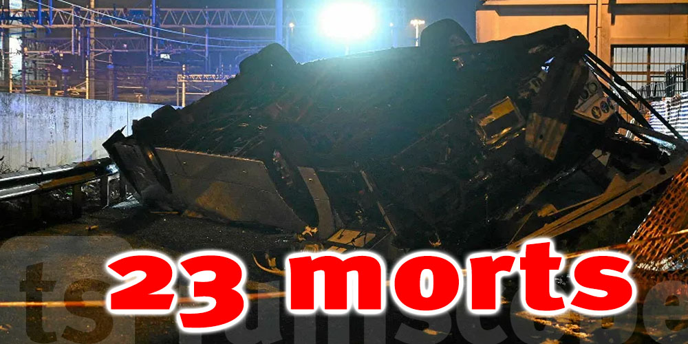 Tragédie en Italie : un bus tombe d'un pont, au moins 21 morts