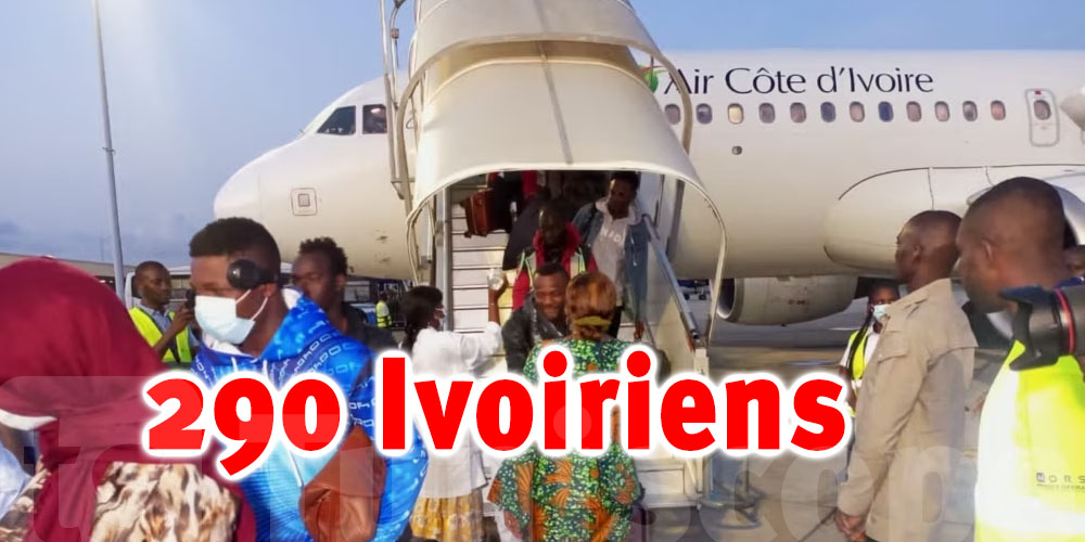 Un nouveau vol de 290 Ivoiriens a quitté la Tunisie