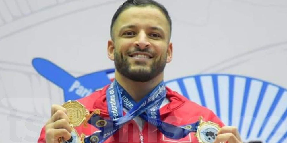 البطل  التونسي كارم بن هنية يحقق الزعامة القارية بتتويجه بـ3 ميداليات ذهبية  