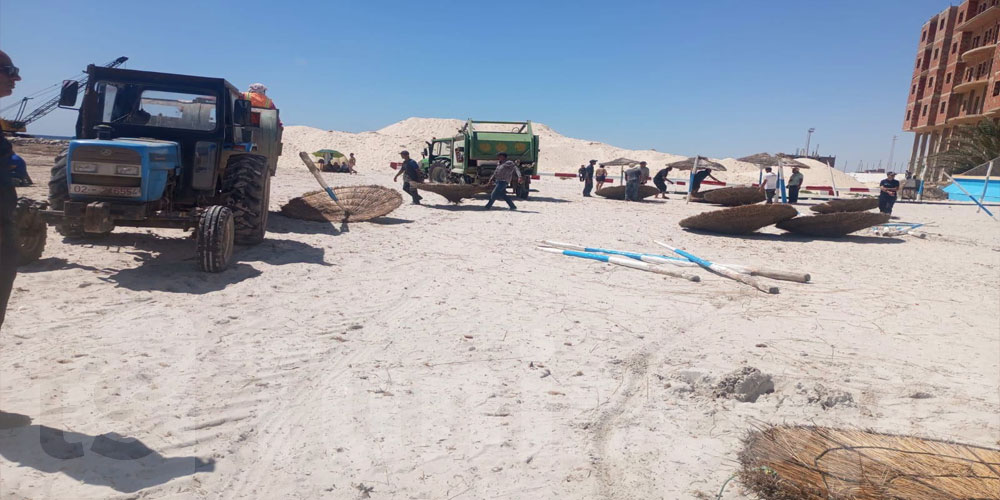 المهدية: حجز معدات وتحرير محاضر مخالفات بشاطئ رجيش