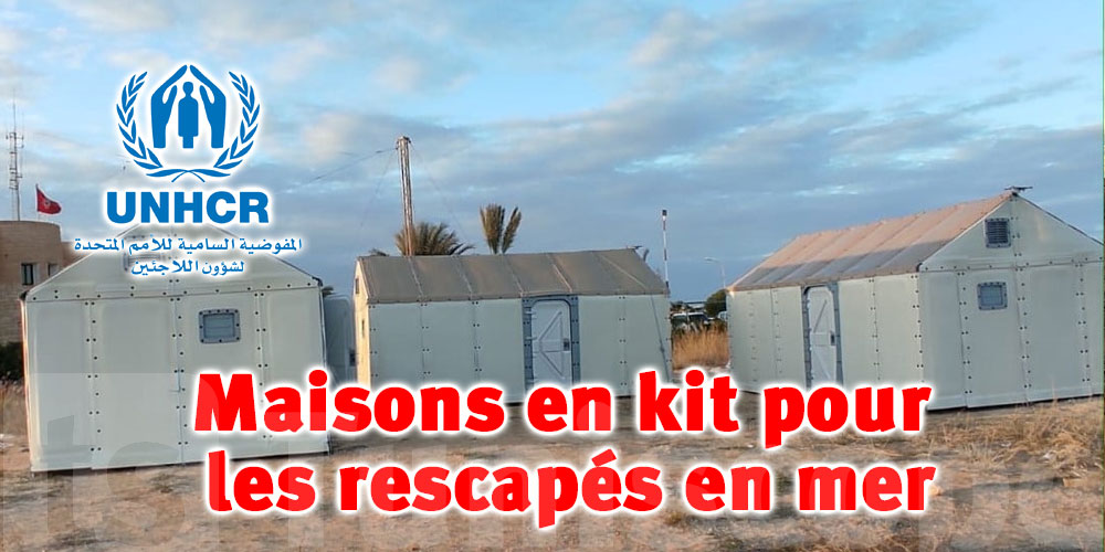 Des maisons en kit pour les migrants rescapés en mer à Sfax