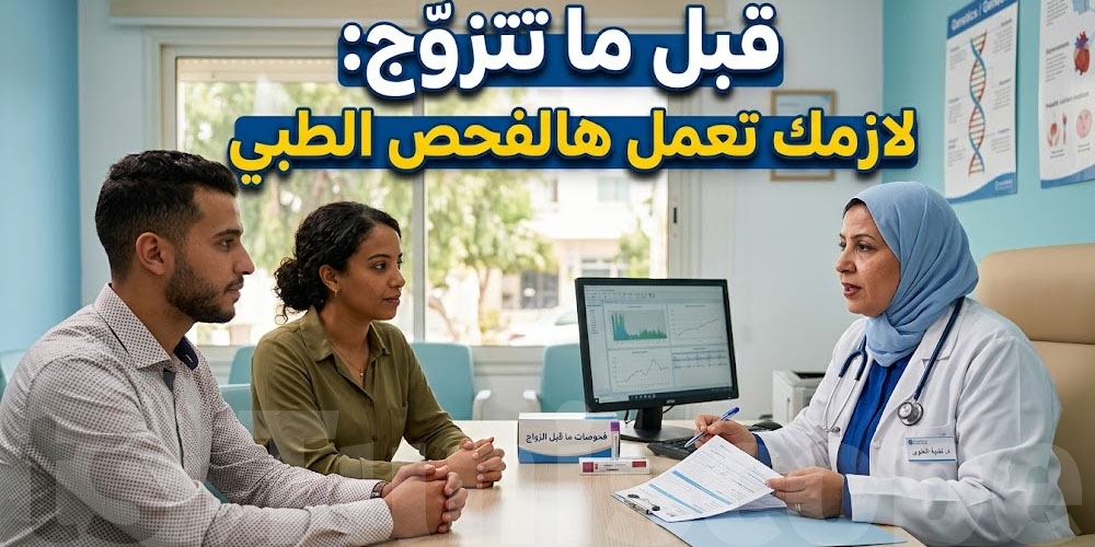 معلومة مهمّة: فحص مجاني قبل الزواج في تونس