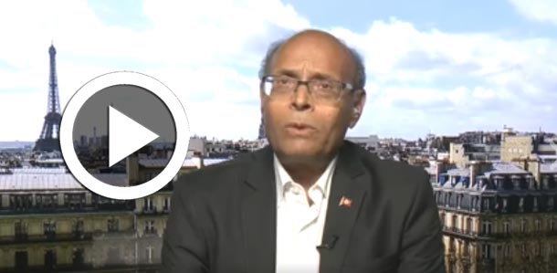 En vidéo : Interviewé par une chaîne de télévision étrangère, Moncef Marzouki s’en prend à Béji Caid Essebsi 
