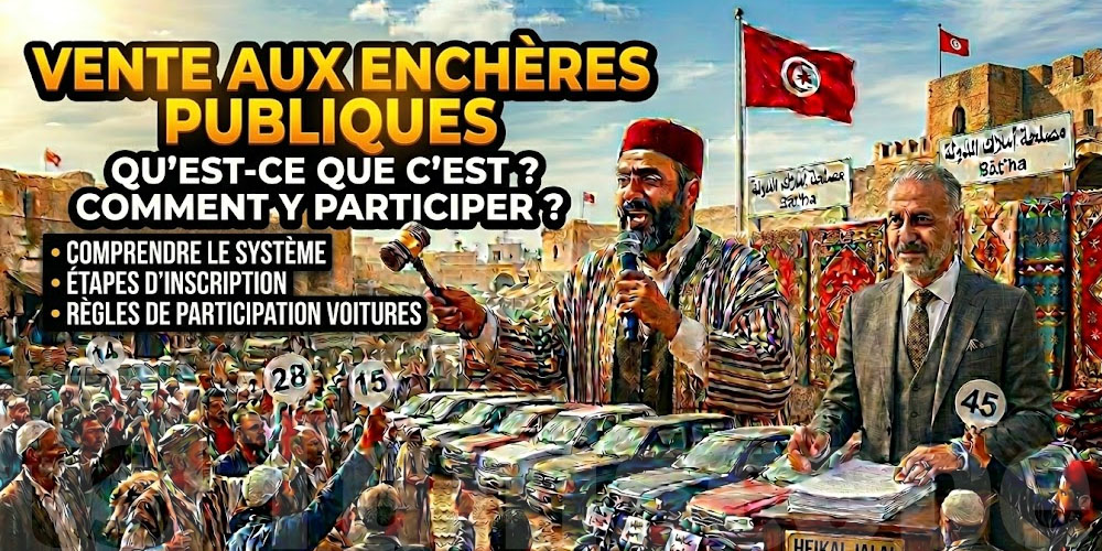 Qu'est-ce que la vente aux enchères publiques et comment y participer en Tunisie ?