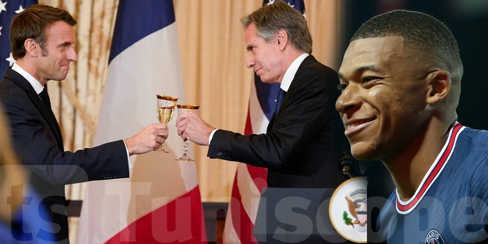 Le chef de la diplomatie américaine remercie Macron d'avoir ''gardé'' Mbappé à Paris