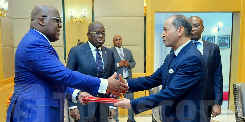 إعتماد محرز الفرشيشي سفير الجمهورية التونسية بجمهورية الكونغو الديمقراطية