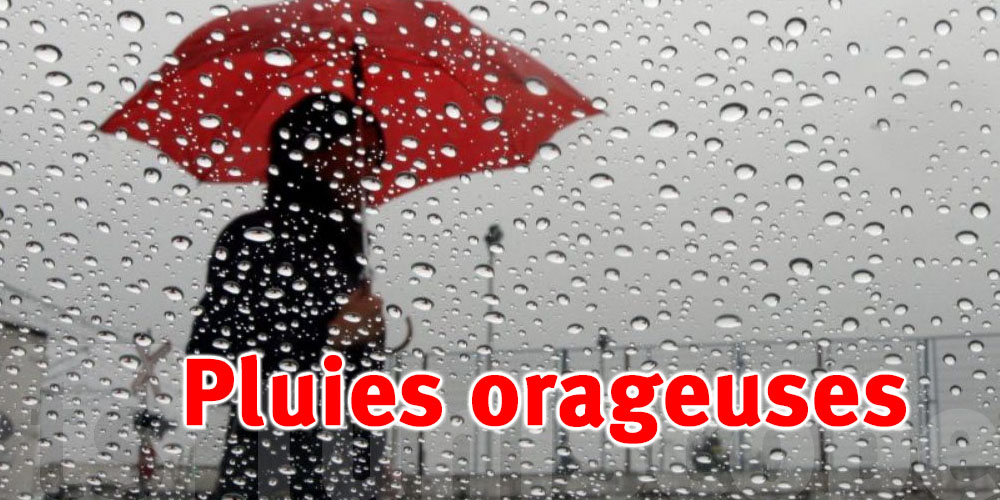 Météo : Temps perturbé avec pluies orageuses et vents forts