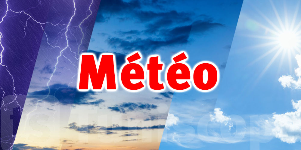 Prévision météo : Pluies et vents forts atteignant 70 km/h attendus