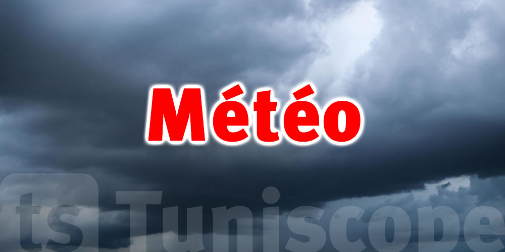 Météo Tunisie : vents forts, mer agitée et pluies localisées ce vendredi