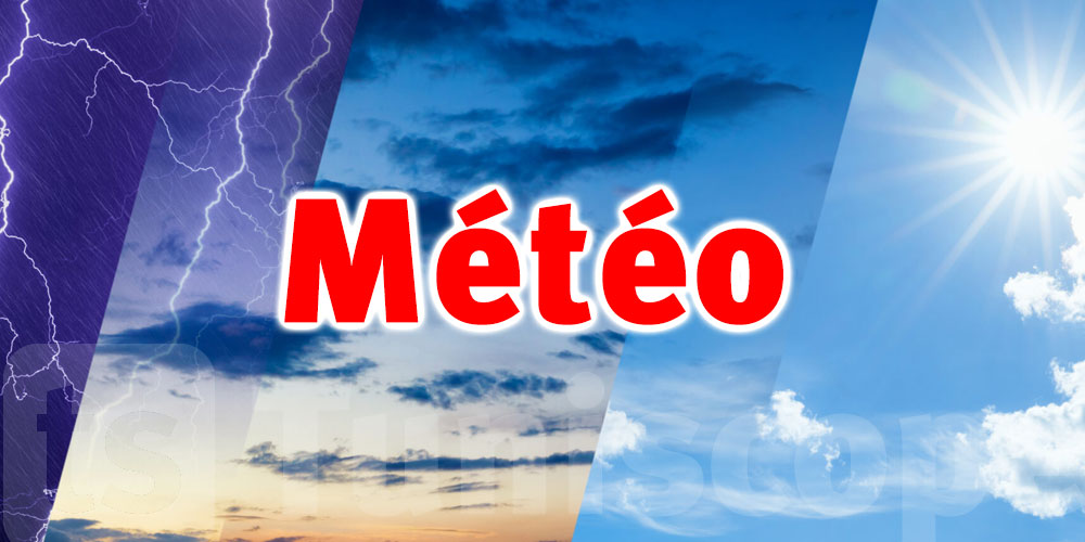 Météo : vents forts et températures en hausse en Tunisie