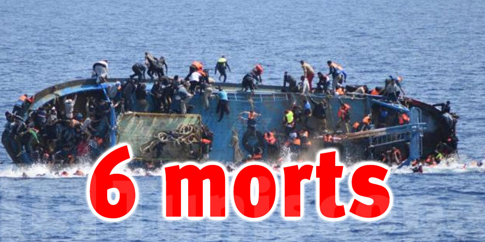 Tunisie : six migrants morts noyés, 30 portés disparus