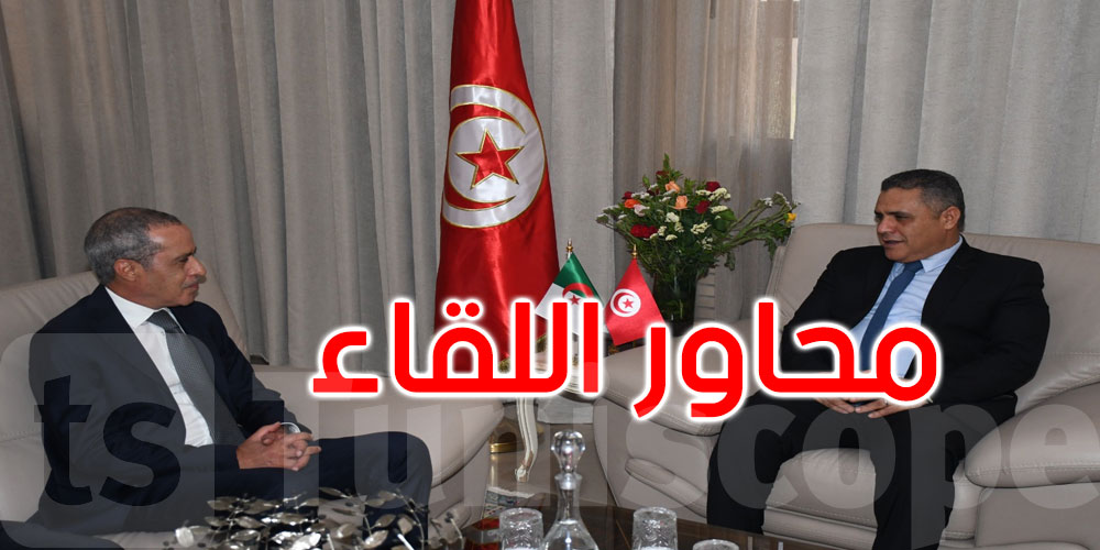 الهجرة غير النظامية وتنمية المناطق الحدودية محور لقاء وزير الداخلية وسفير الجزائر بتونس