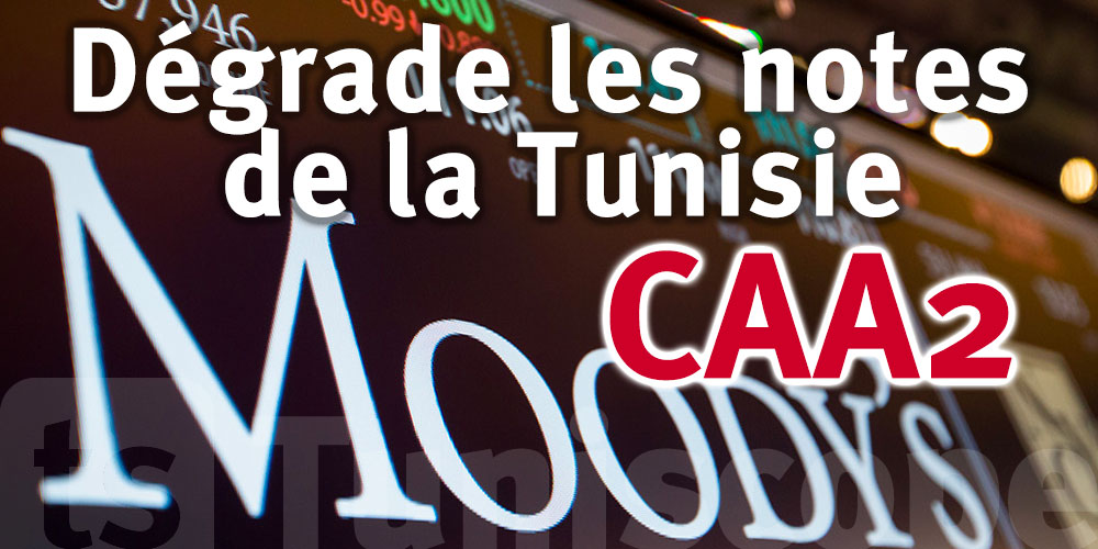 Moody's abaisse les notes de la Tunisie à CAA2
