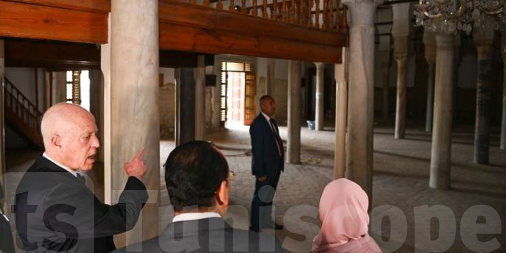 Kais Saied ordonne la restauration immédiate de la mosquée de la Kasbah