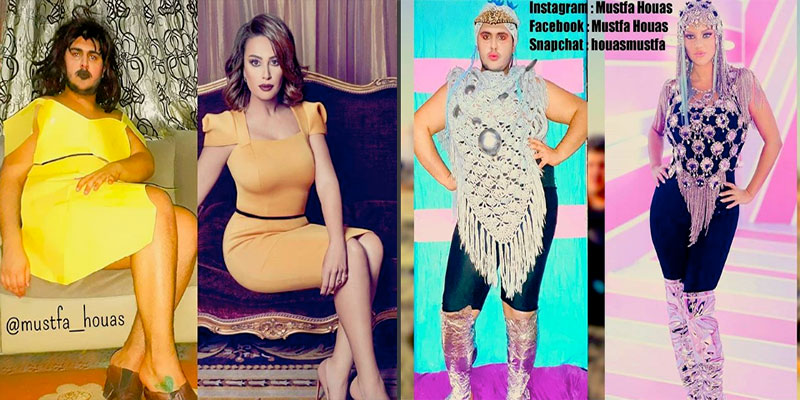 En photos  : L’humoriste tunisien Mustfa Houas parodie les poses des célébrités sur Instagram