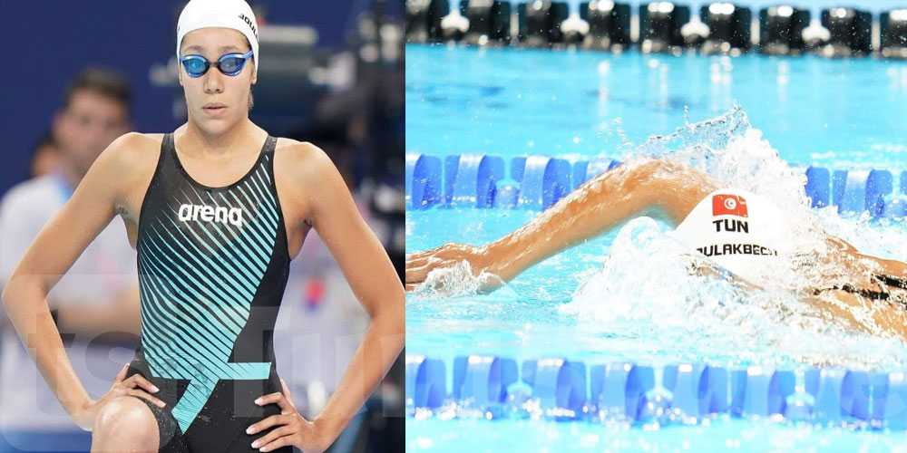 جميلة بولكباش تكسب الفضية في سباق 1500م سباحة فلوكسمبورغ