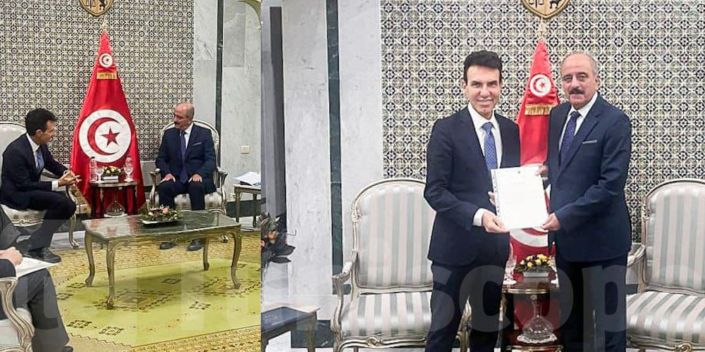  Mohamed Ali Nafti reçoit les lettres de créance du nouvel ambassadeur de l’UE en Tunisie