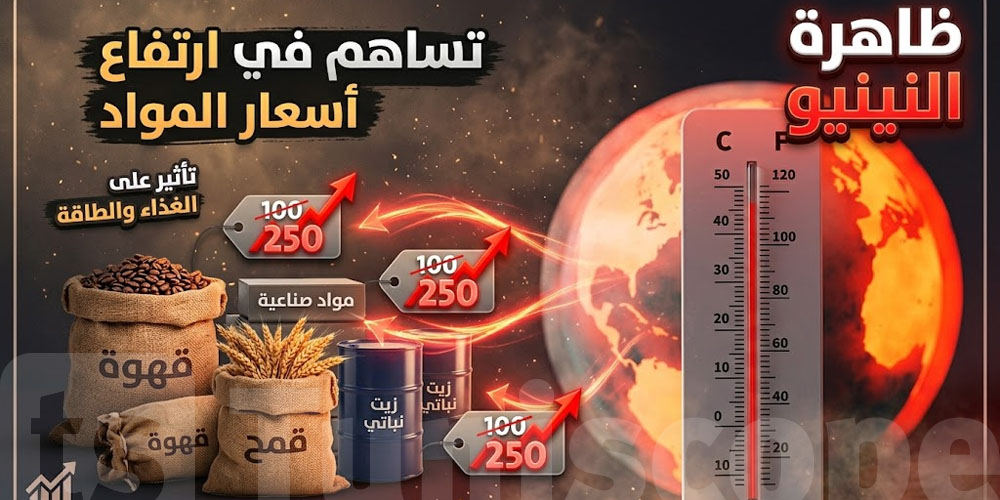 عاجل-تحذير: النينيو يضرب… ومستقبل الخضر، الفواكه والإنتاج الفلاحي في خطر!