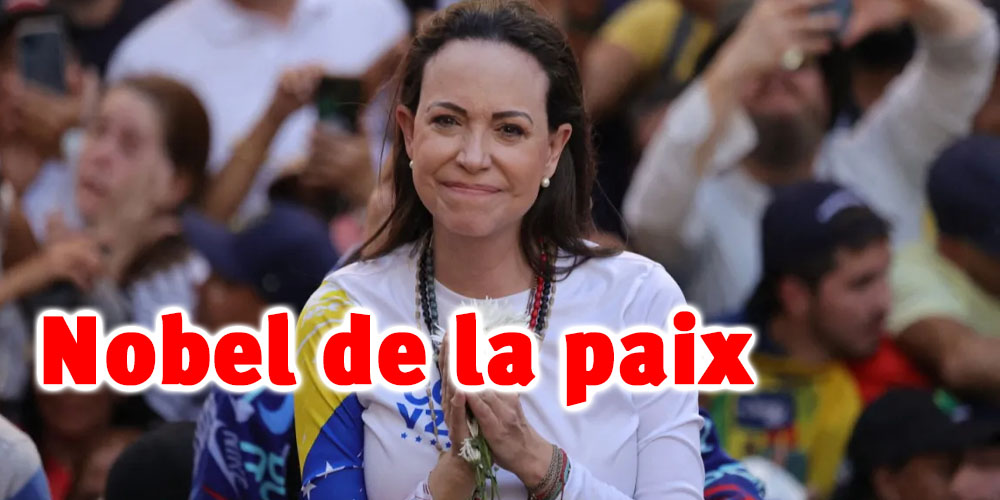 Maria Corina Machado reçoit le Nobel de la paix 2025
