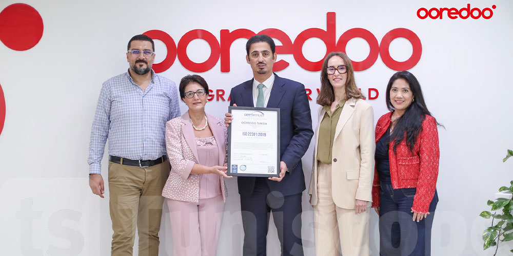 Ooredoo Tunisie obtient la certification ISO 22301:2019