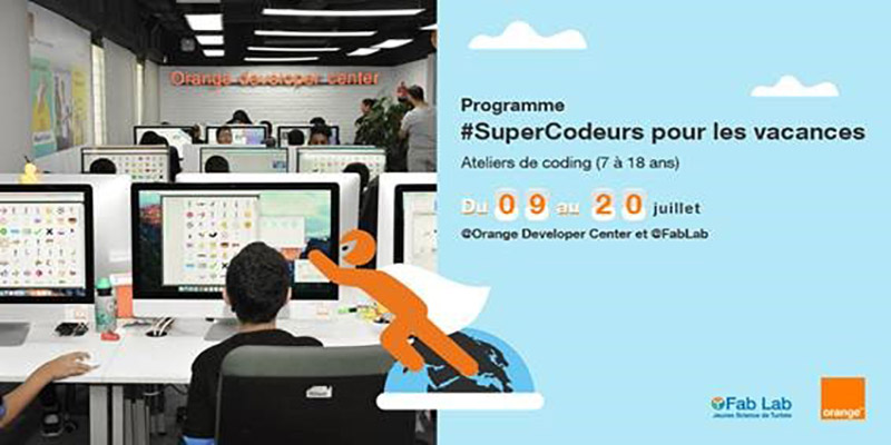 Orange Developer Center et le Fablab Solidaire JST lancent #SuperCodeurs 2018